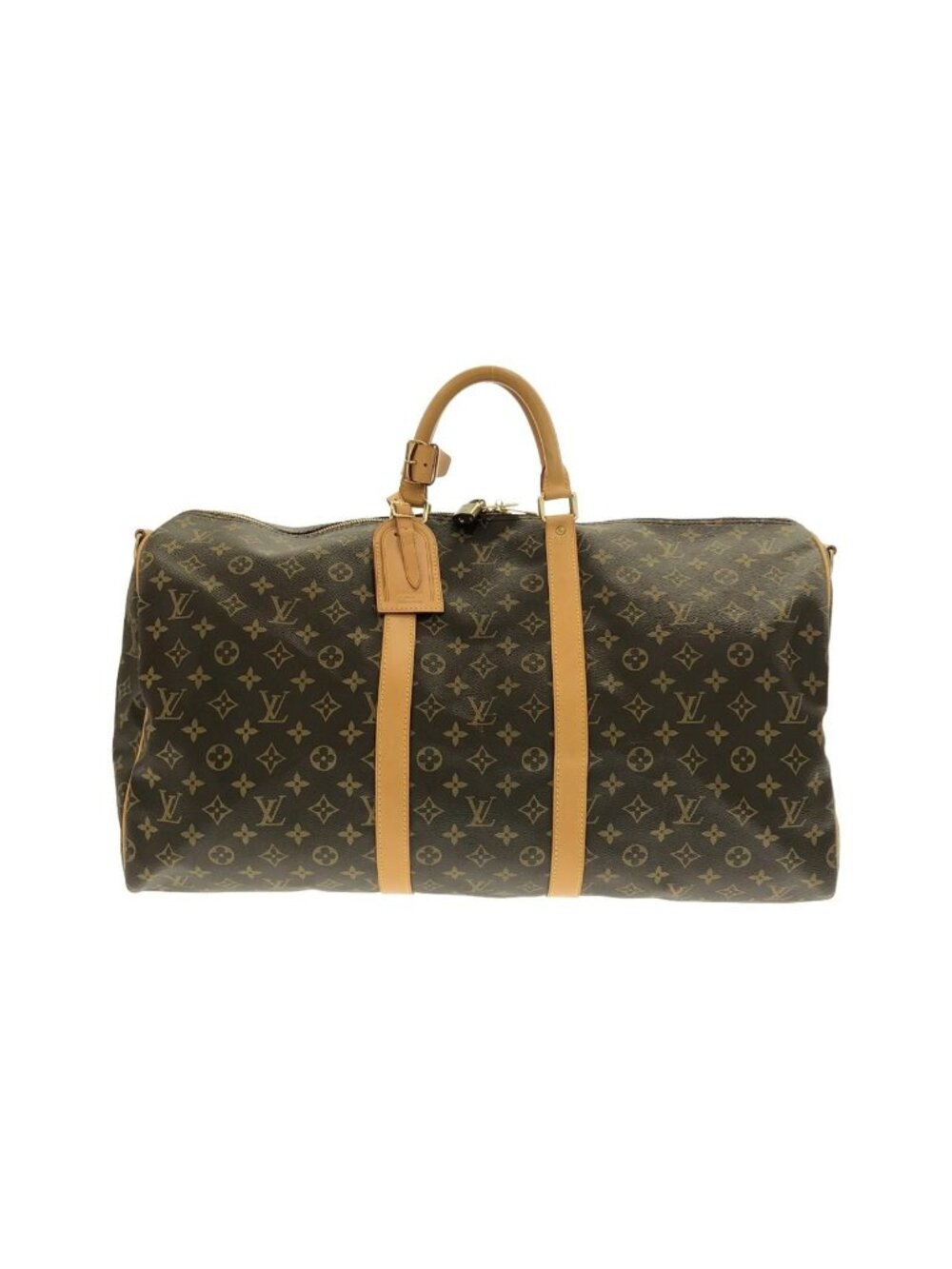 Louis Vuitton Monogram Keepall Bandouliere 55 Boston Bag